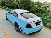 Rolls-Royce Wraith 2014 2015 2016 2017 2018 2019 2020 2021 with Aftermarket Parts - M Style Rear Deck Lid Trim Cover Pre-preg Carbon Fiber / FRP from Aero Republic